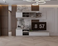 Living Domino Gri Alb - 1