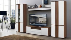 Living Dona 1 Alb Frasin Shimo 332x45x208 cm