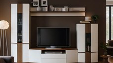 Living Dona 2 Alb Frasin Shimo 297x45x208 cm