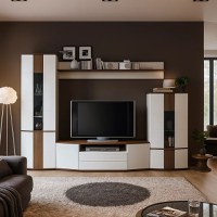 Living Dona 2 Alb Frasin Shimo 297x45x208 cm - 1