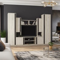 Living Evelyn, 280X52X20 cm, Stejar k001 - 1