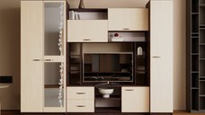 Living Flora RO Wenge Mesteacan 270X54X210 cm