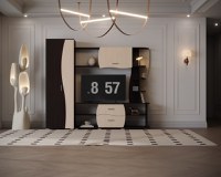 Living Kapri Ro Wenge+Mesteacan 225x45x192 cm - 1