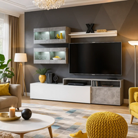 Living Light Alb Lucios 210x45x170 cm - 1