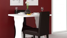 Masa Bucatarie  KC-2 UA,90x60x73 cm, Alb