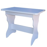 MASA BUCATARIE KC-3 ALB EXTENSIBILA, 90x59x74cm - 1