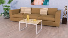 Masa cafea Fidji Combo Alb Sonoma