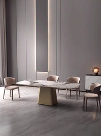 Masa dining 627 marmura alba 1600x800x750 - 1