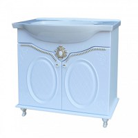 Masca baie + lavoar Josephine, 81x91x55cm, Aur - 1