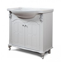 Masca baie + lavoar Versailles, 85x88x45cm, Argint - 1