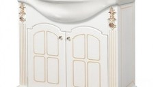 Masca baie + lavoar Versailles, 85x88x45cm, Aur