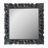 Oglinda Temptation 2, 90x90x3cm, Negru Argint - 1