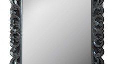 Oglinda Temptation 2, 90x90x3cm, Negru Argint