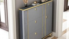 Pantofar 113-602 MDF Grey  100x24x118 cm