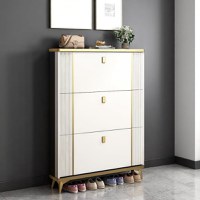 Pantofar 602 MDF White 100x24x118 cm - 1