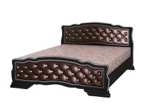 Pat mijloc Karina 10 tapitat Nuc inchis perlat - 1