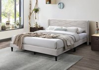 Pat tapitat Maya Bej 160x200 cm - 1