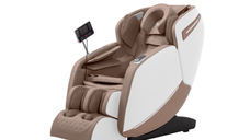 Scaun Masaj MP A062 Alb cu Cappuccino