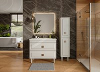 Set Baie Fernand 800  Alb 3 Unitati - 1