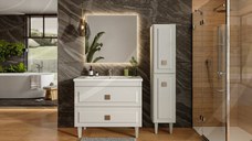 Set Baie Fernand 800  Alb 3 Unitati