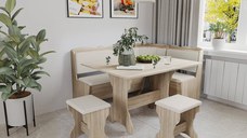 Set coltar bucatarie Rodos Sonoma Fildes