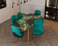 SET MASA 6 SCAUNE ALTIN 1 - 1