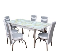 Set masa cu 6 scaune AYK 4 - 1