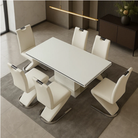 Set Masa DA1128 + 6 Scaune DA2626 Crom - 1