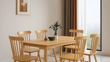 Set masa Denisa + 6 Scaune Fag