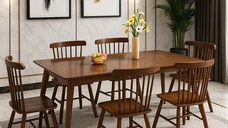 Set masa Denisa + 6 Scaune Nuc