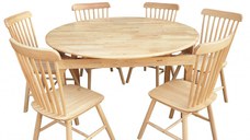 Set Masa Geo + 6 Scaune Fag