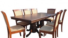 Set Masa RH 7132 Si 8 Scaune RH5519 Dirty Oak, 160x100x77 cm