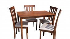 Set masa RH7006T + 4 scaune RH108C Dirty Oak 110x70x76 cm