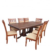 Set Masa RH7132 Si 8 Scaune TH8041,160x100x77 cm, Dirty Oak - 1