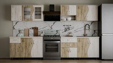 Set Mobila Bucatarie Paula S stejar k001 k002