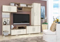 Set mobila living Pekin RO Stejar k003  k001 210x40x179 cm - 1