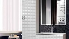 Set mobilier baie Adele, Alb