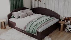Set Pat Colt 160 + Saltea Mattress, Wenge
