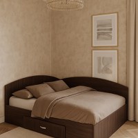 Set Pat Colt 90 si Saltea MR, Wenge - 1