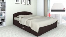 Set pat Mijloc 120 si Saltea MR Wenge