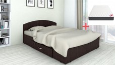 Set pat mijloc 140 cu saltea MR Wenge