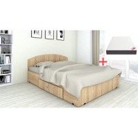 Set pat Mijloc 140 si Saltea MR Sonoma - 1