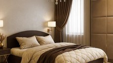 Set pat mijloc 160 + Saltea Bonnell cu Arcuri, Wenge