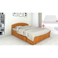 Set pat Mijloc 160 si Saltea Mattres Cires - 1