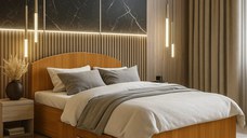 Set pat Mijloc 90 cu Saltea MR Cires