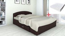 Set pat Mijloc 90 cu Saltea Torino Wenge