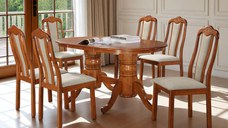 Set RH7017T+6RH558C RH Oak,150x90x76 cm