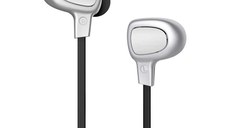 Casti In-Ear Baseus, Encok B15 Seal, Wireless, Bluetooth, Silver/White