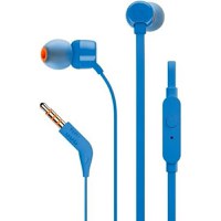 Casti In-Ear JBL T160 cu fir, Microfon, Jack 3.5 mm, Albastru - 1