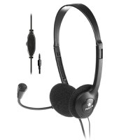 Casti On-Ear NGS MS 103 Pro, Control volum, Negru - 1
